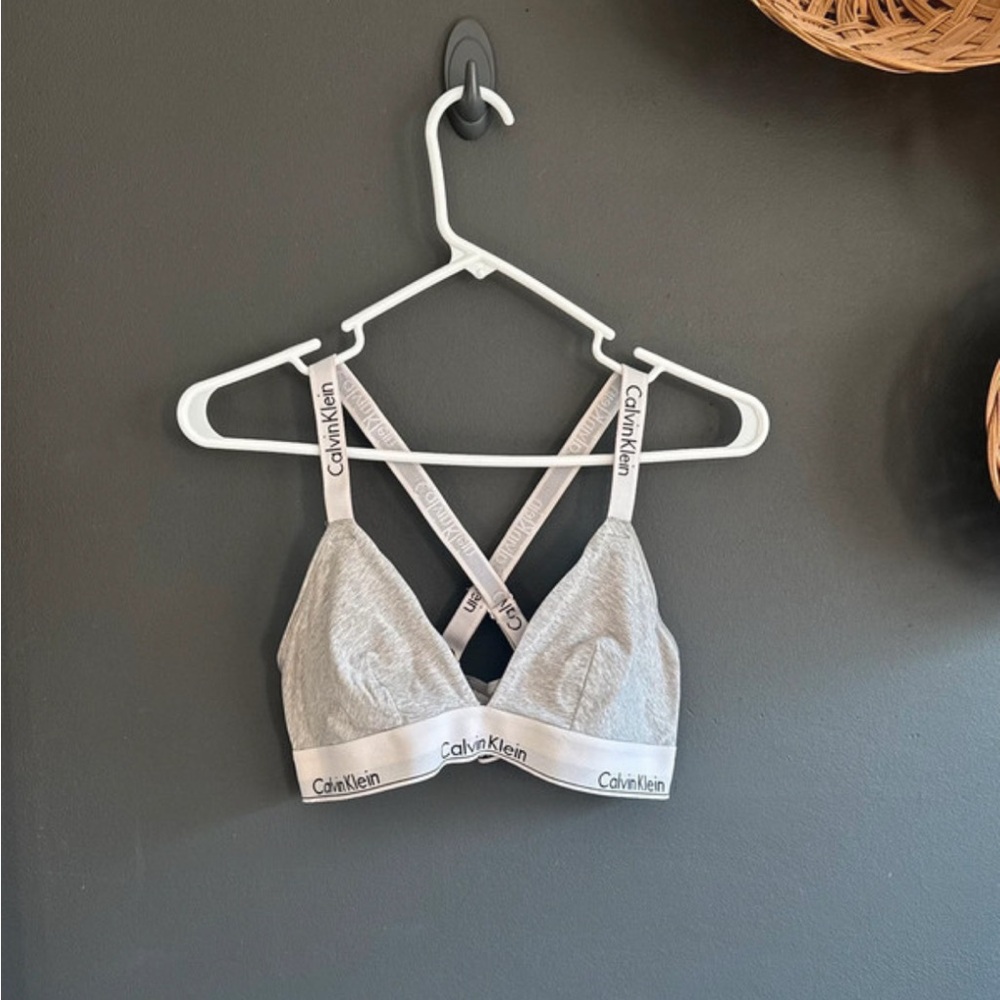 Calvin Klein Light Gray Bralette